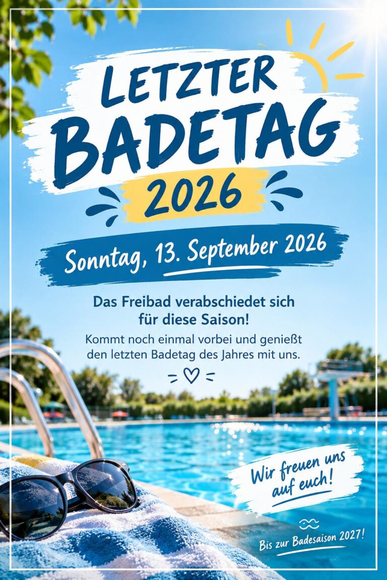 Letzter Badetag 2026 im Freibad Jellenkofen