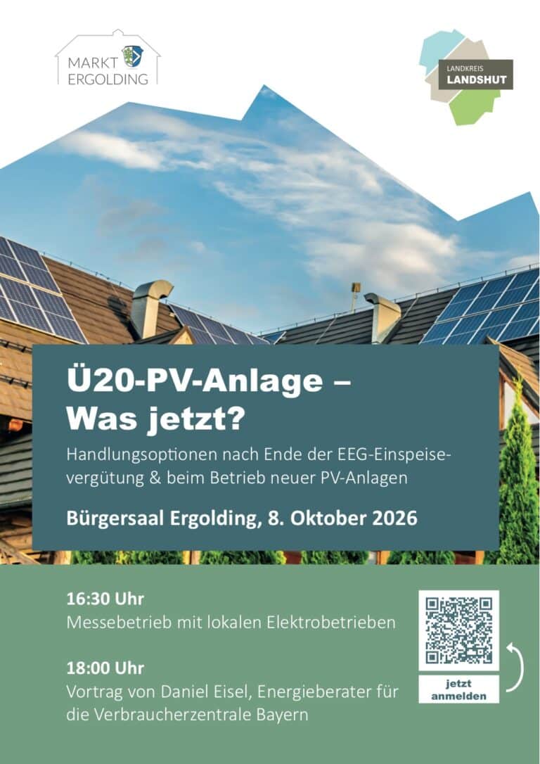 Plakat Ü20-PV-Anlage: Was jetzt?